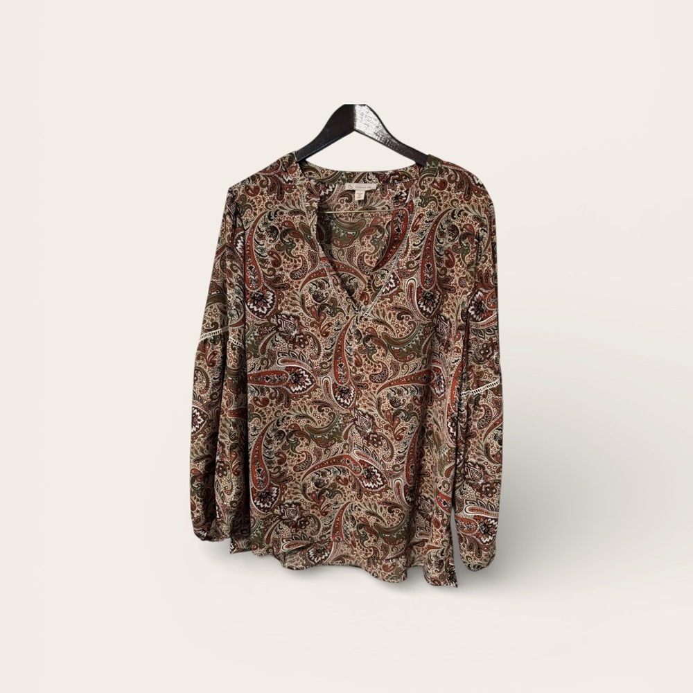 CB Established 1962 Paisley Boho Blouse – Women’s 2X - Picture 2 of 5